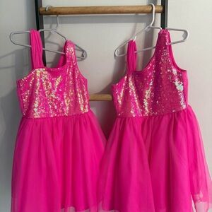 Sparkling Pink Kids Costume Dress